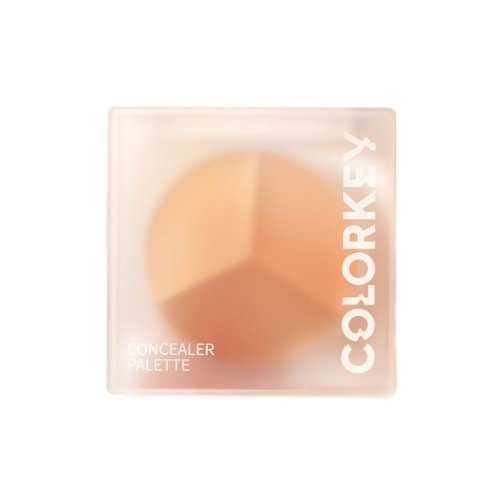 COLORKEY Concealer Palette - Long-Lasting, Blendable Formula for Dark Circles & Imperfections | 3 Colors