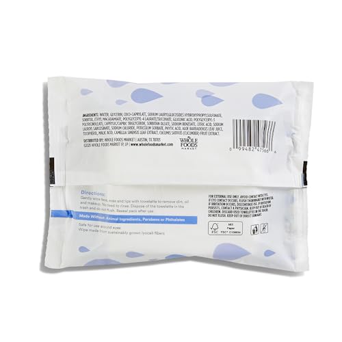 Makeup Remover Wipes Fragrance-Free 30 Count - Effectively Removes Makeup & Dirt