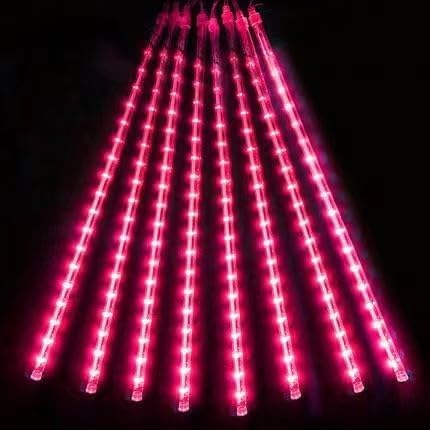 Outdoor Christmas Meteor Shower Lights 8 Tubes Waterproof Icicle String Lights