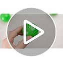 Battery Operated Green LED String Lights - 5 ft, Indoor Outdoor Decoration