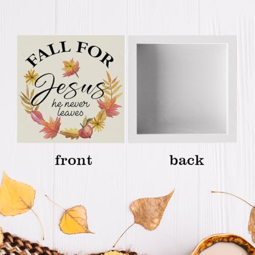 Fall Leaves Wooden Decor for Home and Gifts - Rustic Autumn Accent
