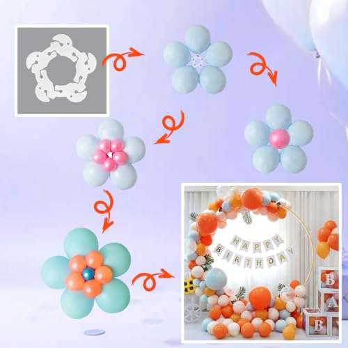 50 Pcs Balloon Clips for Balloon Arches and Party Decorations