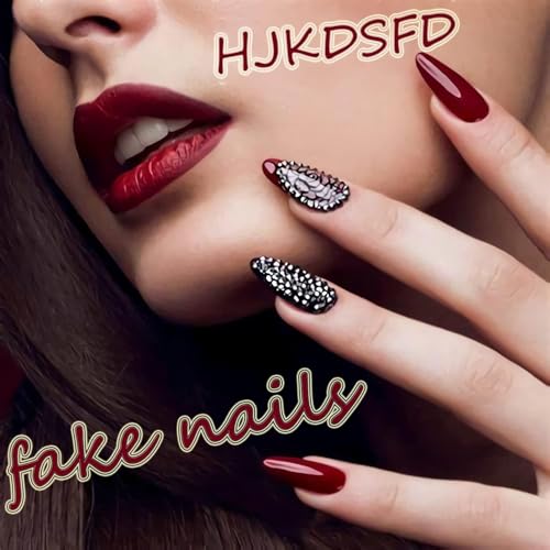 Halloween Press On Nails Orange Gradient Fake Nails with Spider Web Design - Variation Hall10