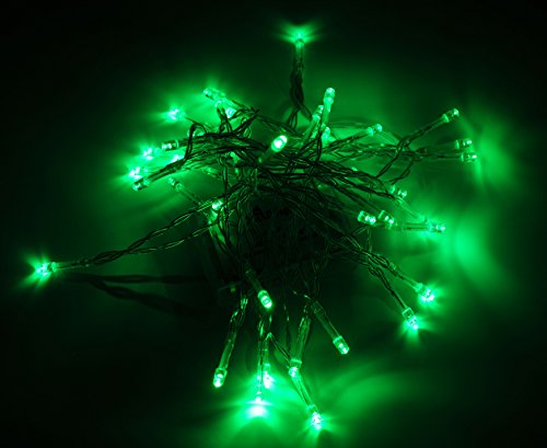 Battery Operated Green Fairy Light String - 40 LEDs, 20 Pack, Wedding & Xmas Decor (Green, Variation of THIS listing)