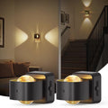 Super Bright Automatic Night Light 0-150LM Dimmable Wall Plug-In with 3000K Lens - 2 Pack