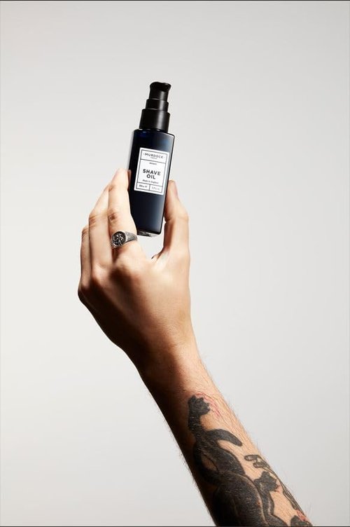Murdock London Shave Oil - Perfect for Thick, Strong Stubble | Made in England | 50ml