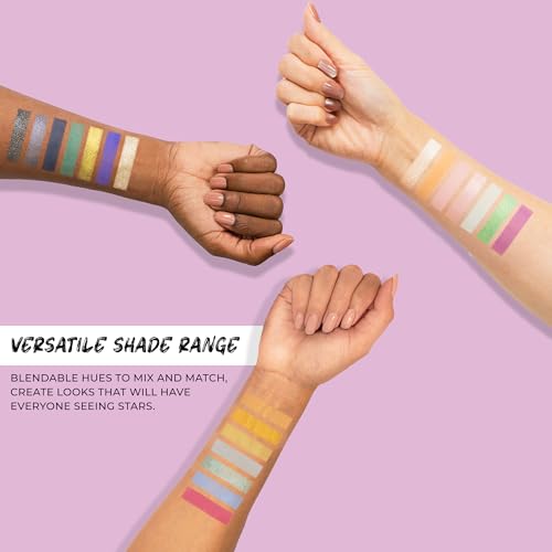 Dreamscape 21 Shade Eyeshadow Palette with Brush - Cosmic Colors & Long-Lasting Finish