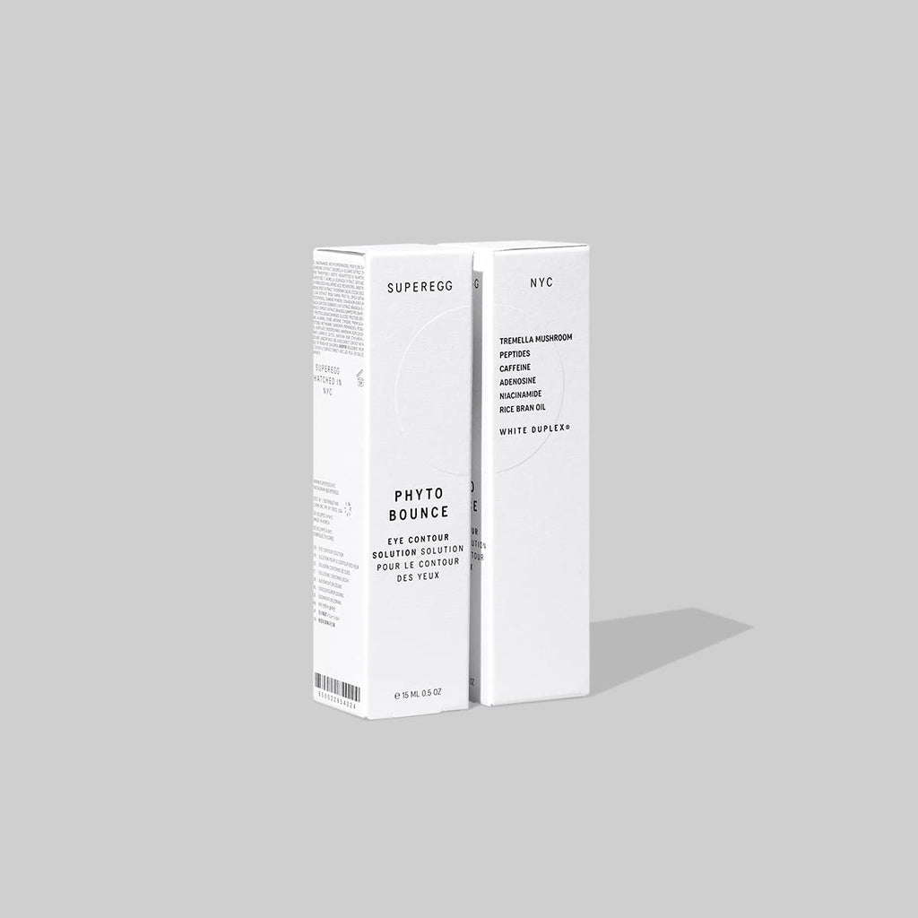 SUPEREGG Phyto Bounce Eye Contour Solution - Vibrant Restoration Cream with Tremella Mushroom & Peptides | 15ML