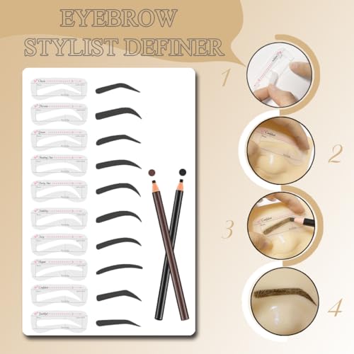 Makeup Mannequin Face Board Kit - 3D Silicone Practice Face for Eyelash & Eye Shadow