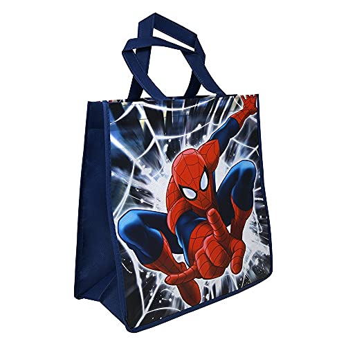 Spider-Man Tote and Drawstring Bag Set for Kids - Reusable Party Favors