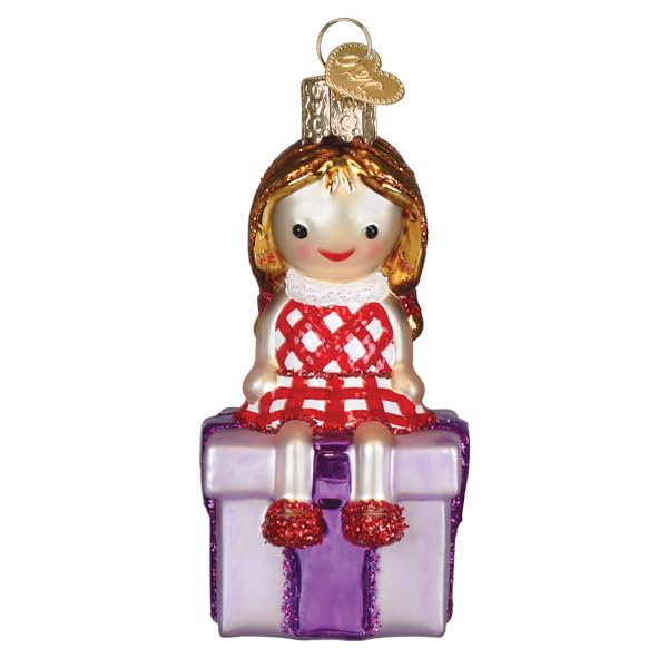 Misfit Doll Glass Ornament for Christmas Tree Handcrafted Holiday Decoration Rudolph Collection