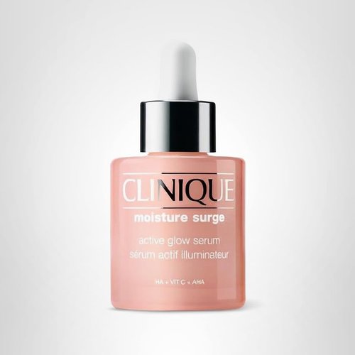 Clinique Moisture Surge Active Glow Serum with Lactic Acid, Hyaluronic Acid + Vitamin C | Hydrating, Lightweight + Oil Free, 1 fl. oz.