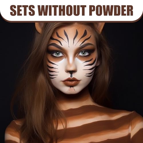 Brown Face & Body Paint - Water-Based, Non-Toxic Halloween Cosplay Makeup