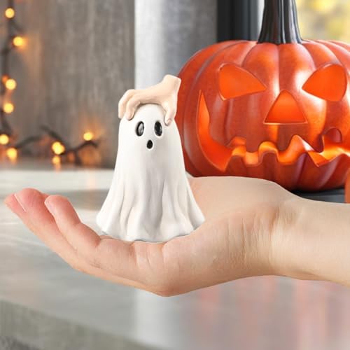 Halloween Decorations Indoor Ghost Decor - Hand Ghost Figurine for Spooky Festive Atmosphere