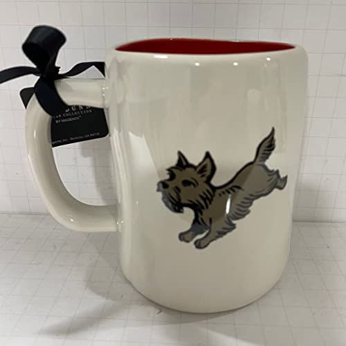 Rae Dunn Wizard of Oz TOTO Mug - Ceramic Dog Jumping Variation