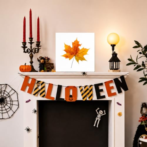 Fall Decor Rustic Maple Leaf Wooden Sign - Sign-18 Autumn Thanksgiving