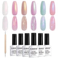 Elf Pearl Collection Pearl Gel Nail Polish Set with Shell Glitter - 6 Colors