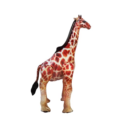 Light Yellow Huge Inflatable Giraffe Animal Balloon for Jungle Birthday Party