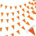 Orange 200 Ft Triangle Pennant Banner Flags String - Party Decor