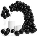 Pearclack-100 Black Latex Balloons 12 Inch Party Decorations – Bulk Set