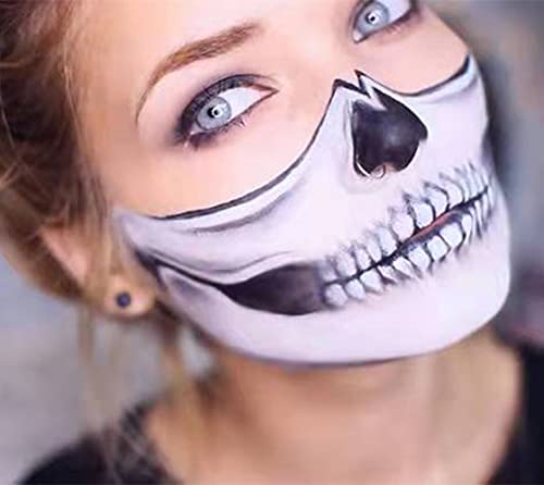 White Clown Makeup Stick - Thin Blendable Face & Body Paint for SFX Halloween