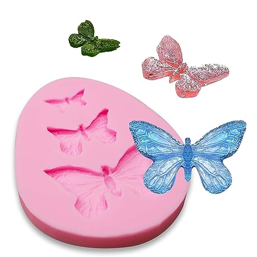 Butterfly & Flower Silicone Molds - 6 Pack for Cake, Cupcakes & Decorations - Variation of THIS listing