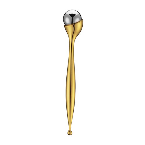 LISAPACK Metal Eye Cream Roller Wand, Face Massage, Facial Massager for Applicator, Reduce Puffiness (Gold)