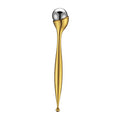 LISAPACK Metal Eye Cream Roller Wand, Face Massage, Facial Massager for Applicator, Reduce Puffiness (Gold)