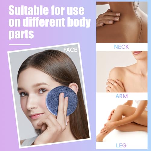 Reusable Makeup Remover Pads with Storage Box - Gentle Facial & Eye Cleansing Wipes Set