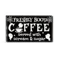 Halloween Office Desk Sign Acrylic Decor Spooky Ghost Party Accessory