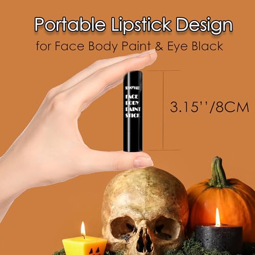 Halloween Clown Face Body Paint Stick - Red Hypoallergenic Sweatproof Makeup