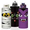Halloween Cylinder Cover Wraps Set - Monster, White, Purple & Black, Stretchable Party Decor
