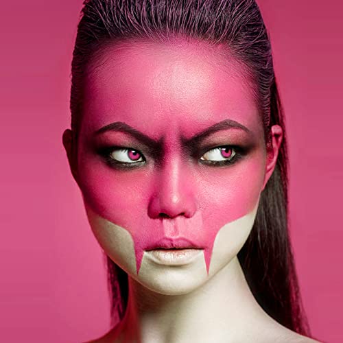 Pink Face Body Paint for SFX Halloween Makeup - 30g Water Based Washable
