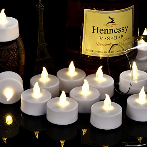 Battery Operated Flameless Tea Lights - Warm White 200 Pack for Decoration - Variation of THIS listing