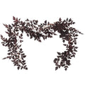 Artificial Fall Leaves Garland - 6ft Autumn Decor with Brown Variation