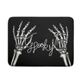 Halloween Skeleton Dish Drying Mat 24x18 Inch Microfiber Absorbent Kitchen Counter Decor
