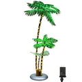 6FT Artificial Palm Tree with 217 LED Lights - Outdoor Indoor Tiki Bar Decor