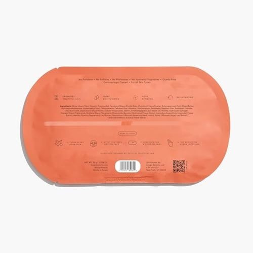LOOPS Weekly Reset - Rejuvenating Hydrogel Face Mask for Youthful Glow - Hydrates, Refines & Reduces Puffiness - 1 Pc