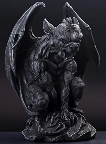 9-Inch Winged Gargoyle Statue Home Decor Halloween Figurine - Gothic Gothic Protector