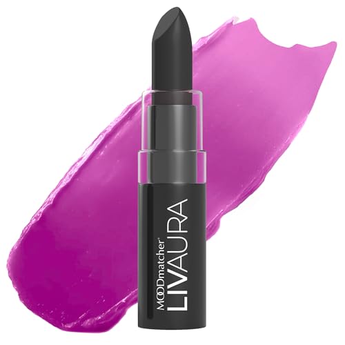 Black Color Changing Lipstick for Women - Long Lasting Moisturizing Cream Lipstick, Smudge Proof, Easy Application