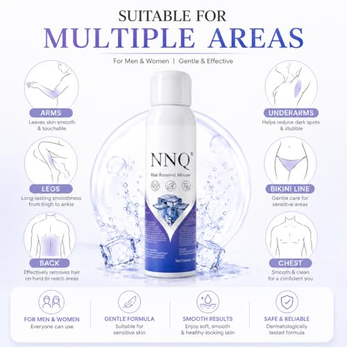 Gentle Foam Hair Removal Spray for Sensitive Skin - Fast & Effective