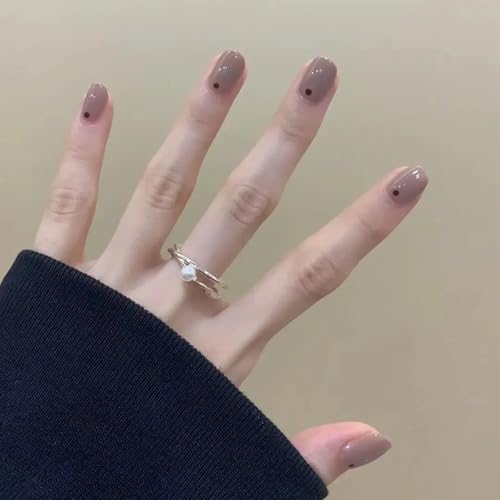 Light Brown Nail Polish 12ml Quick Dry Nude Lacquer for Nail Art