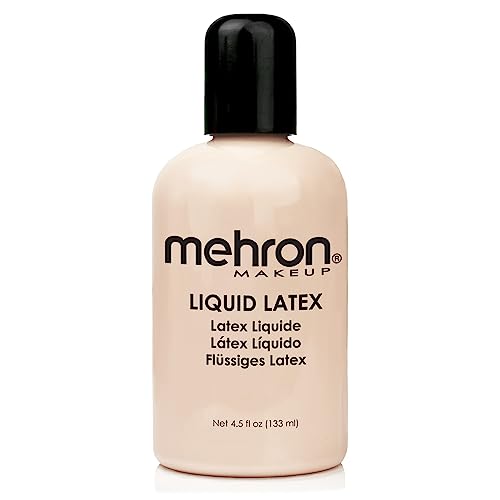 Liquid Latex for Special Effects 4.5 oz - Light Flesh, Professional Face & Body Makeup