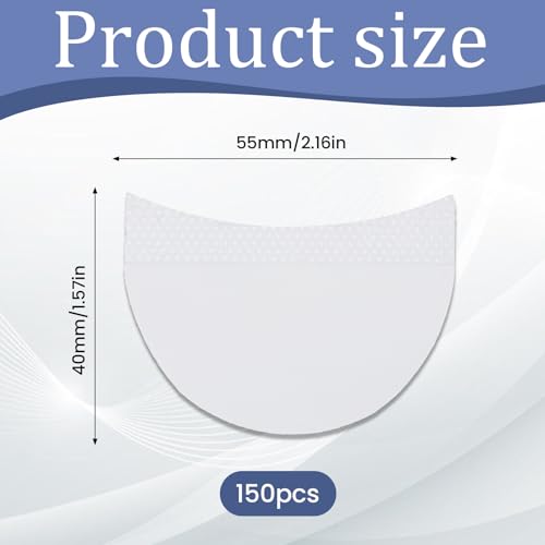 150 Pcs Eyeshadow Shields - Skin-Safe Tape for Eye Makeup & Eyelash Extensions