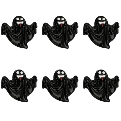 Set of 6 Ghost Napkin Rings Halloween Thanksgiving Wedding Decor