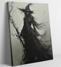 Witch Canvas Wall Art - Wrapped Canvas 24"L x 16"W Halloween Gothic Dark Decor