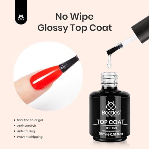 Beetles Gel Top Coat and Matte Top Coat Set - H-Clear-2