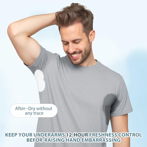 Armpit Sweat Pads for Women and men, Underarm Sweat Pads can Easily Absorb Sweat and Neutralize Odors, Individually Packaged Sweat Pads for Under Arms Stay Confident (100 Count (Pack of 1))