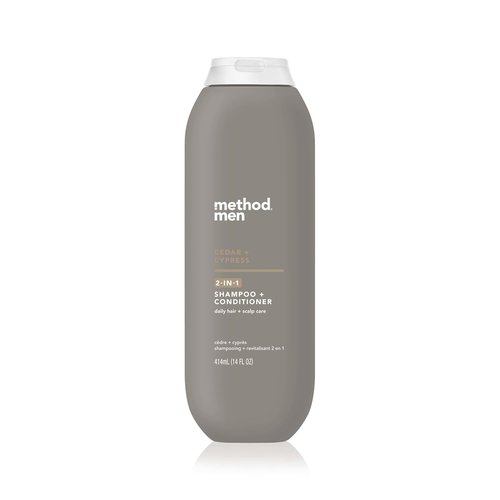 Method Men 2-in-1 Shampoo and Conditioner - Cedar + Cypress with Argan & Jojoba Oil - 14 oz