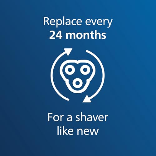 Genuine Philips Norelco Replacement Shaver Heads - 3 Pack (S3000, S1000, S2000, S5000 Series)